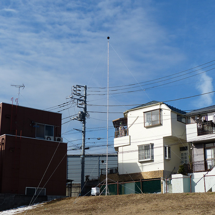 5階窓面を想定した高さでの環境騒音調査